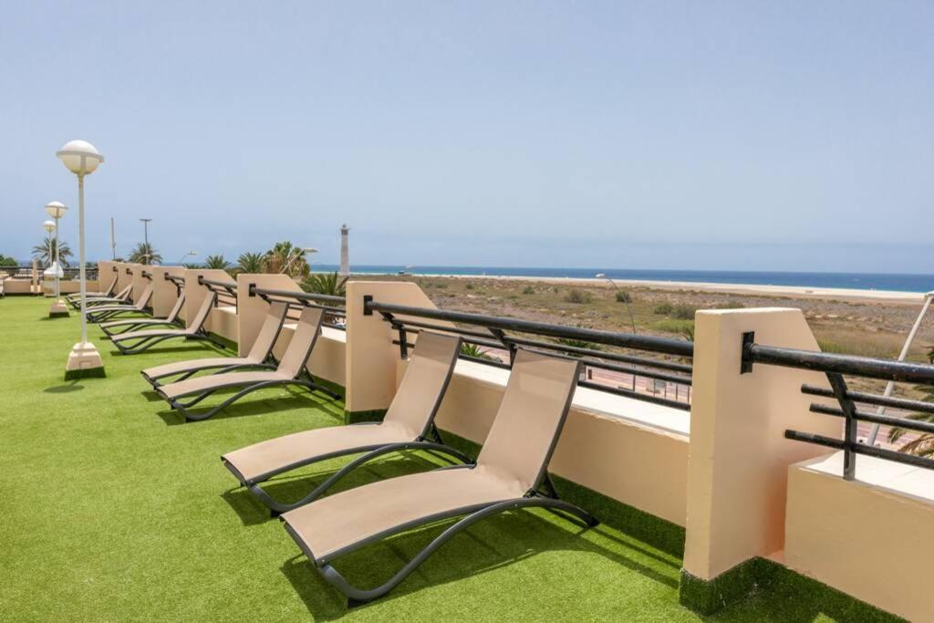 Vista Oceano Spiaggia A 250 M Wi-Fi Ac E Tv In Camera E Zona Giorno Morro Jable Zewnętrze zdjęcie